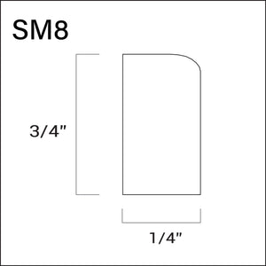 Scribe Molding 8'