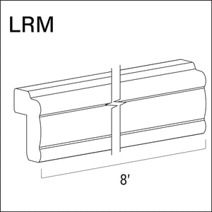 Light Molding 1 3/16" H x 1 9/16"D x 96" L