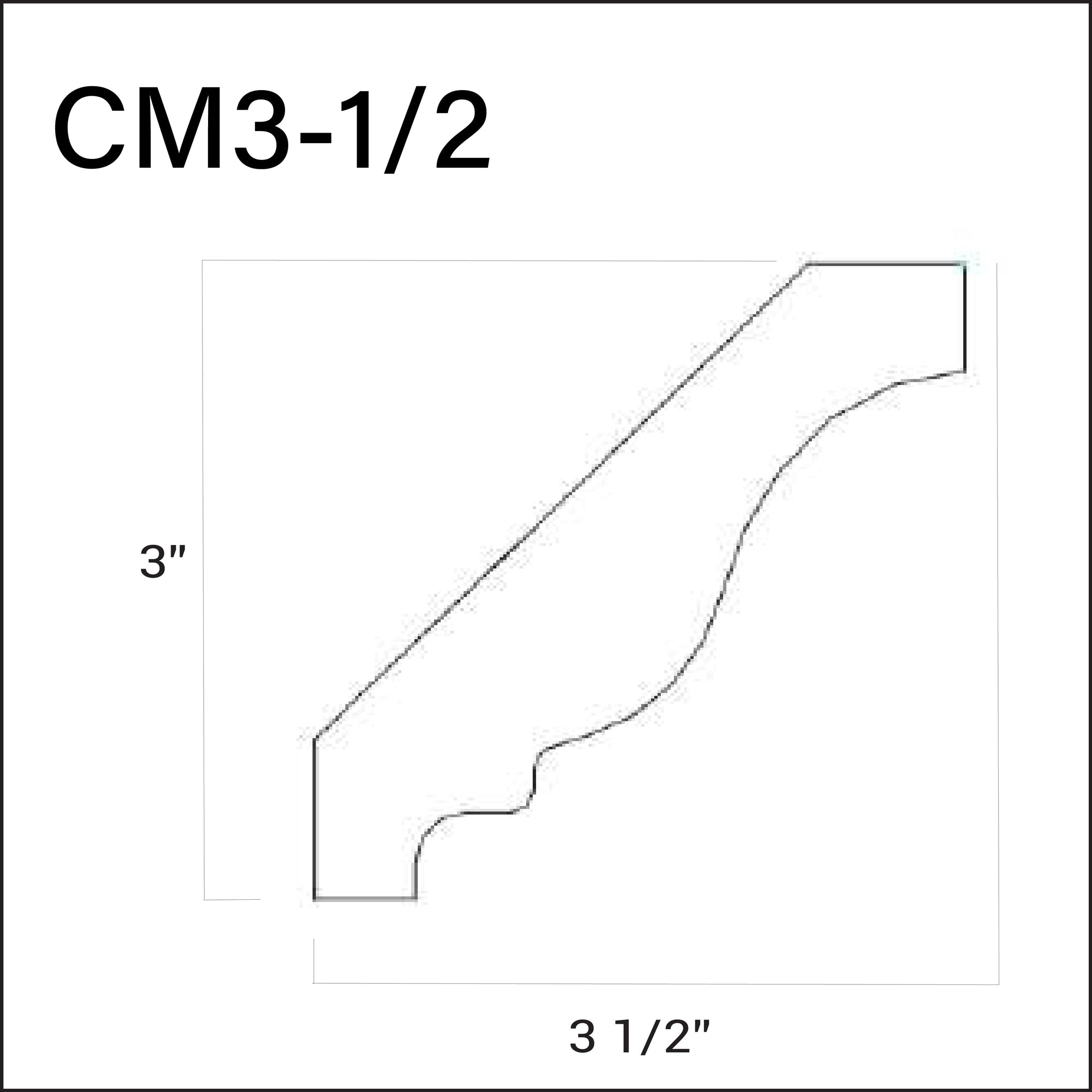 Crown Molding 3 1/2"
