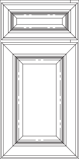 Framed Charleston Pure White Door