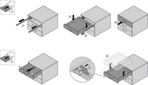 Drawer Set, Häfele Matrix Box Slim A